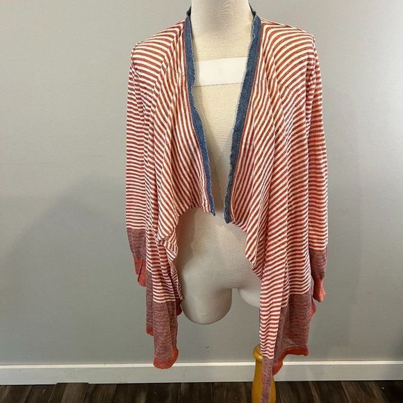 DIESEL‎ Cream Red Striped Cardigan (S) - Picture 2 of 9